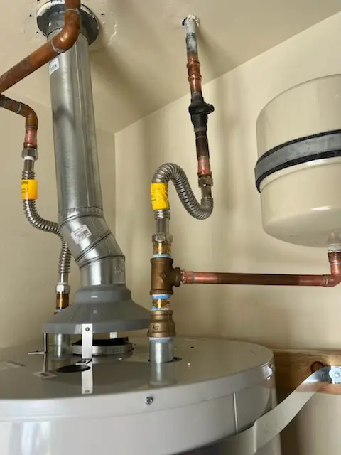 Water heater installation and plumbing repair in Burkittsville