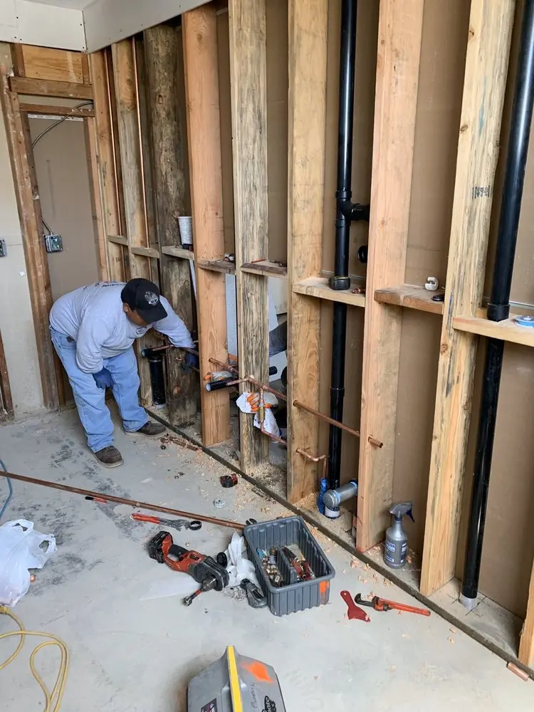 Commercial rough-in plumbing for Gas Line Repair in Burkittsville